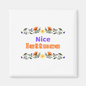 Nice Lettuce Best Chirps Hockey Magnet (Voorkant)