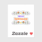 Nice Lettuce Best Chirps Hockey Sticker (Vel)