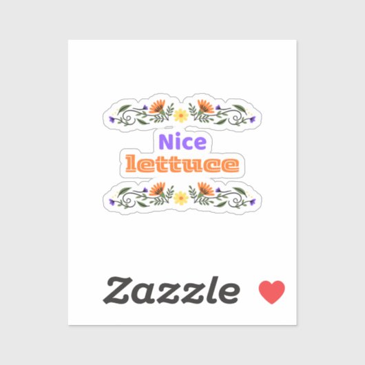 Nice Lettuce Best Chirps Hockey Sticker (Vel)