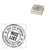 NICE Lijst Goedgekeurde Schattigee Kerstvakantie Rubberstempel (Gestempeld)
