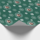 NICE LIST ERKEND + Photo Fun Kerstfeestdag W Cadeaupapier (Hoek)