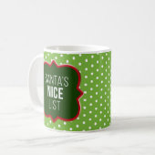 "Nice List" Foto Mok, 11 oz Koffiemok (Voorkant links)