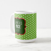  "Nice List" Foto Mok, 15 oz Koffiemok (Voorkant links)