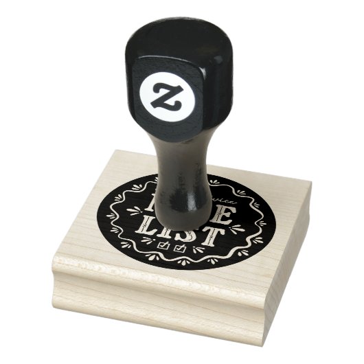 Nice List kerstelf Noordpoolstempel Rubberstempel (Stempel)