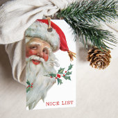NICE LIST  Santa Holiday Gift Labels Cadeaulabel