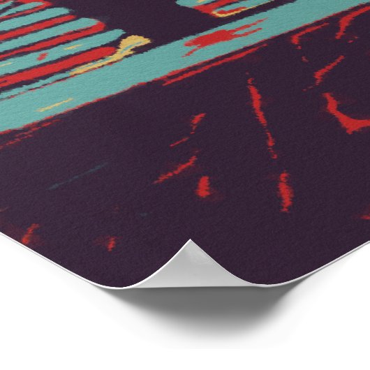 Nice Massena Square afbeelding Frankrijk Poster (Hoek)