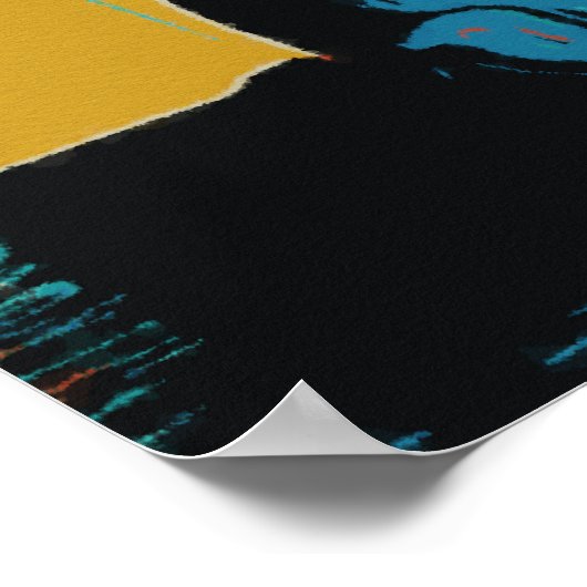 Nice Massena Square afbeelding van het Franse Post Poster (Hoek)