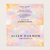 Nice Minimal Custom Family Name | 5-Minute Edit Visitekaartje (Buitenkant ongevouwen)