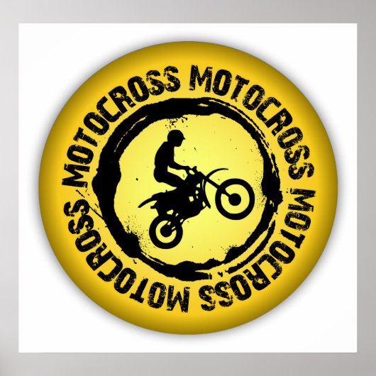 Nice Motocross Seal 1 Poster (Voorkant)