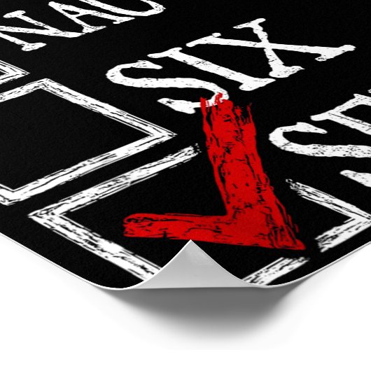 Nice Naughty 67 Christmas Funny Meme Six Seven Poster (Hoek)