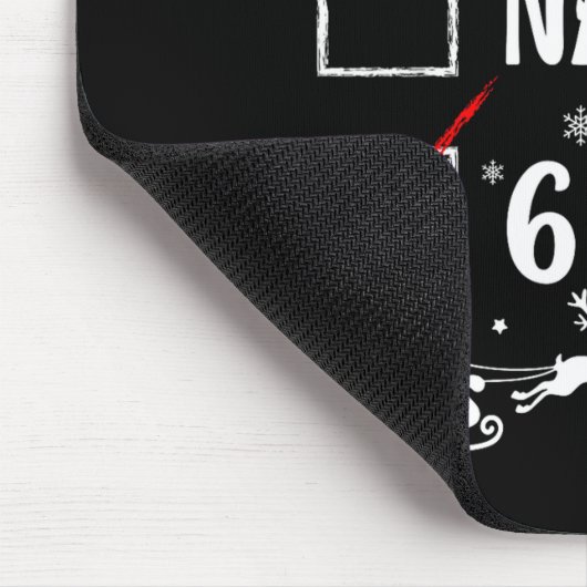 Nice Naughty 67 Funny Christmas Brainrot Six Seven Muismat (Hoek)