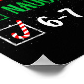 Nice Naughty 67 Funny Christmas Brainrot Six Seven Poster (Hoek)