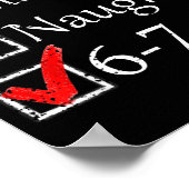 Nice Naughty 6 7 Meme 67 Christmas Six Seven Xmas Poster (Hoek)