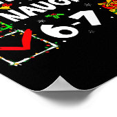 Nice Naughty 6 7 Meme 6 7 Christmas Six Seven Xmas Poster (Hoek)