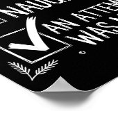 Nice Naughty An Attempt Was Made Christmas List  Poster (Hoek)