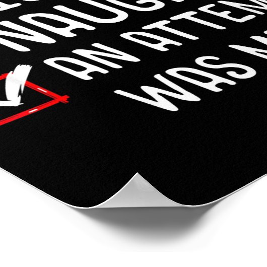 Nice Naughty An Attempt Was Made Christmas List  Poster (Hoek)