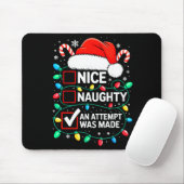 Nice Naughty An Attempt Was Made Shirt Funny Chris Muismat (Met muis)