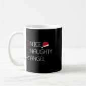 Nice Naughty Angel - Kerstmis Pajama Funny Humor X Koffiemok (Links)