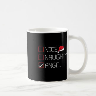 Nice Naughty Angel - Kerstmis Pajama Funny Humor X Koffiemok