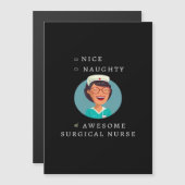 Nice Naughty Awesome Surgical Nurse  (Voorkant / Achterkant)