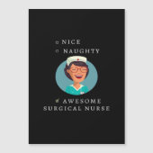 Nice Naughty Awesome Surgical Nurse  (Voorkant)