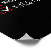 Nice Naughty Christmas Kyrgyzstan Heritage   Poster (Hoek)