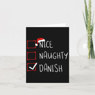 Nice Naughty Danish Kerstmis Denemarken Heritage R Kaart