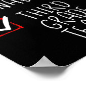 Nice Naughty derde klas kerstlijst Sa Poster (Hoek)