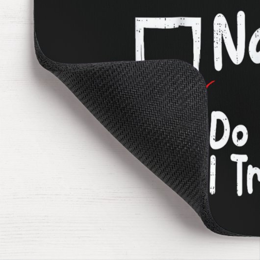 Nice Naughty Do I Look Like I Tried Funny Christma Muismat (Hoek)