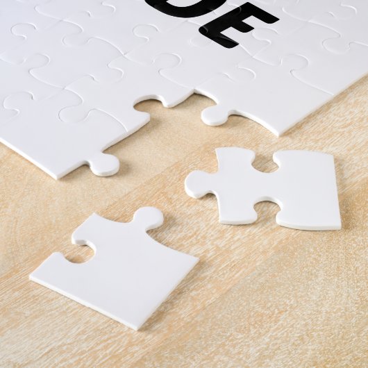 NICE NAUGHTY EEN POGING WERD GEMAAKT LEGPUZZEL (Zijkant)