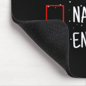 Nice Naughty English Christmas Checklist Funny Eng Muismat (Hoek)