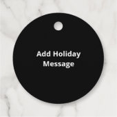 Nice Naughty Firefighter Christmas List Bedankjes Labels (Achterkant)