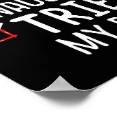 Nice Naughty heeft mijn beste kerstlijst beproefd Poster (Hoek)