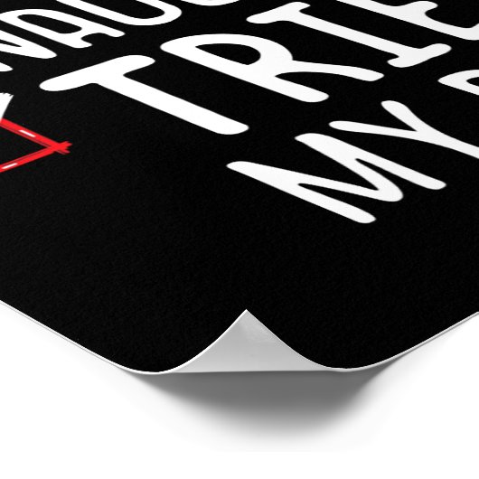 Nice Naughty heeft mijn beste kerstlijst beproefd Poster (Hoek)