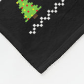 Nice Naughty I Did My Best Ugly Sweater Santa Chri Fleece Deken (Hoek)