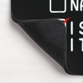 Nice Naughty I Swear I Tried Christmas List Santa  Muismat (Hoek)