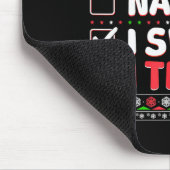 Nice Naughty I Swear I Tried Christmas List Xmas S Muismat (Hoek)