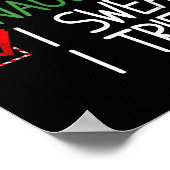 Nice Naughty I Swear I Tried Christmas List Xmas S Poster (Hoek)