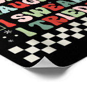 Nice Naughty I Swear I Tried Cool Christmas List S Poster (Hoek)