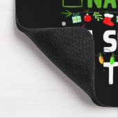 Nice Naughty I Swear I Tried Family Xmas Funny Chr Muismat (Hoek)