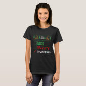 Nice Naughty I Swear I Tried Funny Christmas Xmas T-shirt (Voorkant volledig)