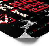 Nice Naughty I Swear I Tried List Xmas Lover Chris Poster (Hoek)