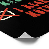 Nice Naughty I Swear I Tried V-neck Poster (Hoek)