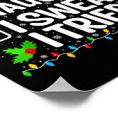 Nice Naughty I Swear I Tried Xmas Pajamas Christma Poster (Hoek)