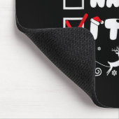 Nice Naughty I Tried Funny Christmas 2022 Muismat (Hoek)