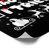 Nice Naughty I Tried Funny Christmas 2022  Poster (Hoek)