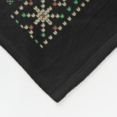 Nice Naughty I Tried Ugly Sweater Red Plaid Christ Fleece Deken (Hoek)