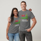 Nice Naughty I Was Left Unsupervised Santa Christm T-shirt (Unisex)