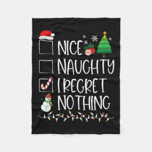 Nice Naughty, ik betreur het dat er niets is van k Fleece Deken