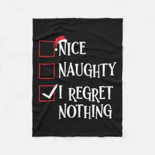 Nice Naughty, ik betreur het dat er niets is van k Fleece Deken